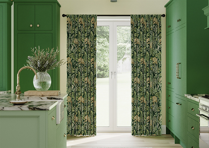 Leopard, Malachite - Made to Measure Curtain - Image 3